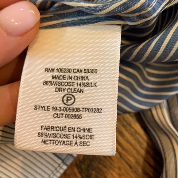 JOIE FANE STRIPED BLOUSE NWT - Picture 8 of 9